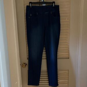 Belle by Kim Gravel Dark Blue Straight Leg Jeans